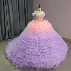 Off Shoulder Corset Ball Gown Quinceanera Dress Ball Gown Sweet 16 Dress