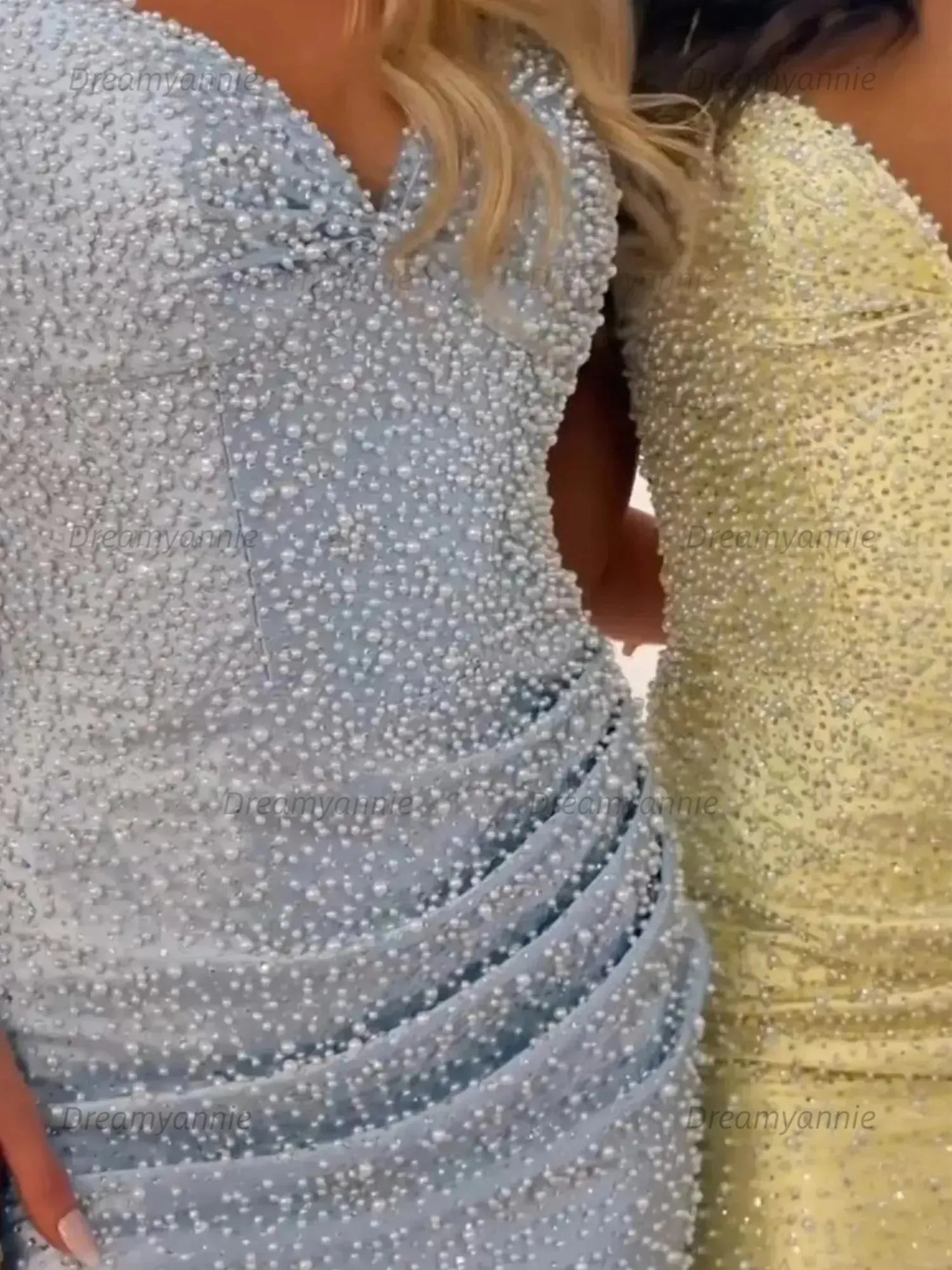 Pearl Beaded Lace-Up Homecoming Dresses Mini Cocktail Dress
