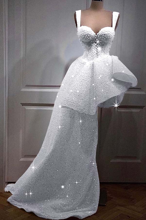 Pink A Line Homecoming Dress Sleeveless Straps High Low Cocktail Dress With Sequins