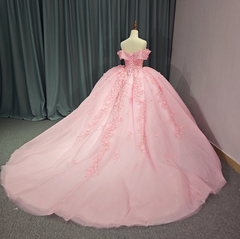 Pink Quinceanera Dress Ball Gown Birthday Party Sweet 16 Dress