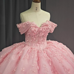 Pink Quinceanera Dress Ball Gown Birthday Party Sweet 16 Dress
