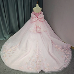 Pink Sweetheart Quinceanera Dress Ball Gown Off The Shoulder Sweet 16 Dress