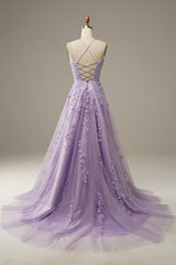 Princess Prom Dress Champagne Spaghetti Straps Evening Dress