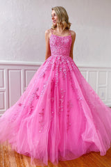 Princess Prom Dress Champagne Spaghetti Straps Evening Dress