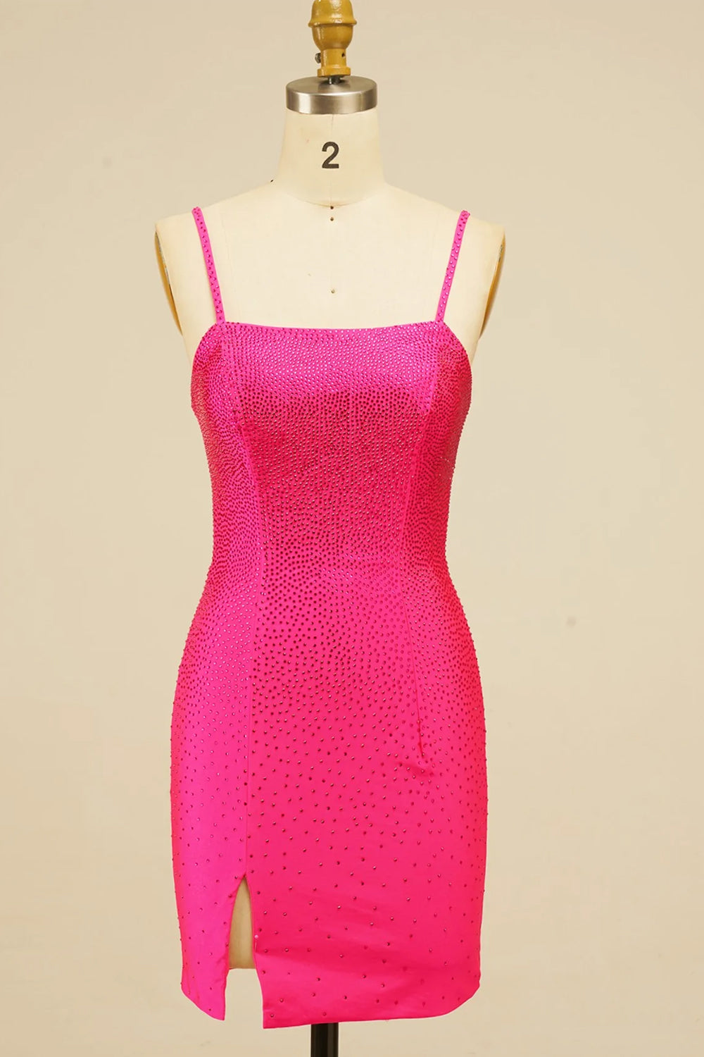Red Homecoming Dress Sequin Lace-Up Tight Short Prom Dress