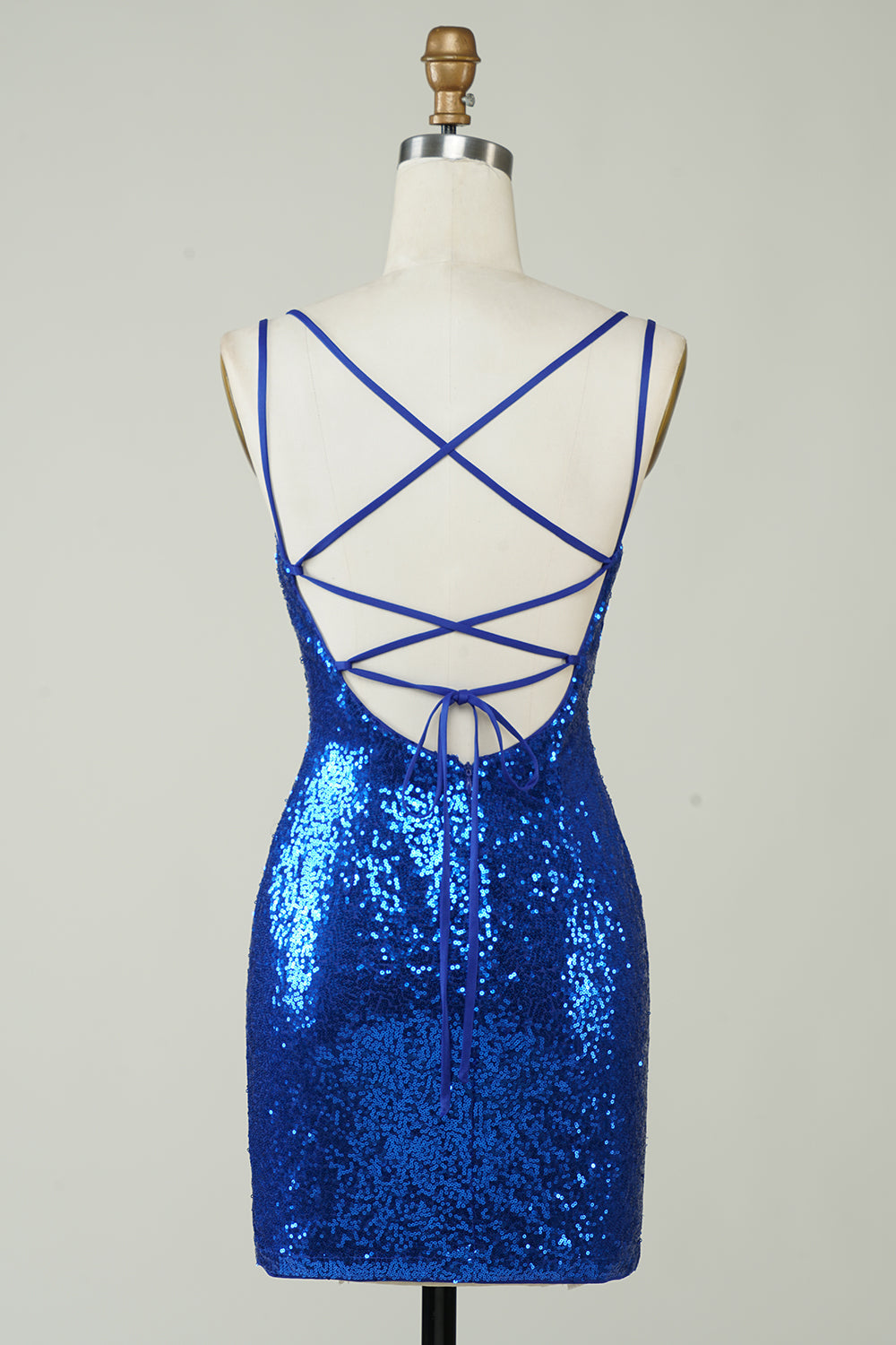 Red Homecoming Dress Tight Sequin Backless Cocktail Party Dresses