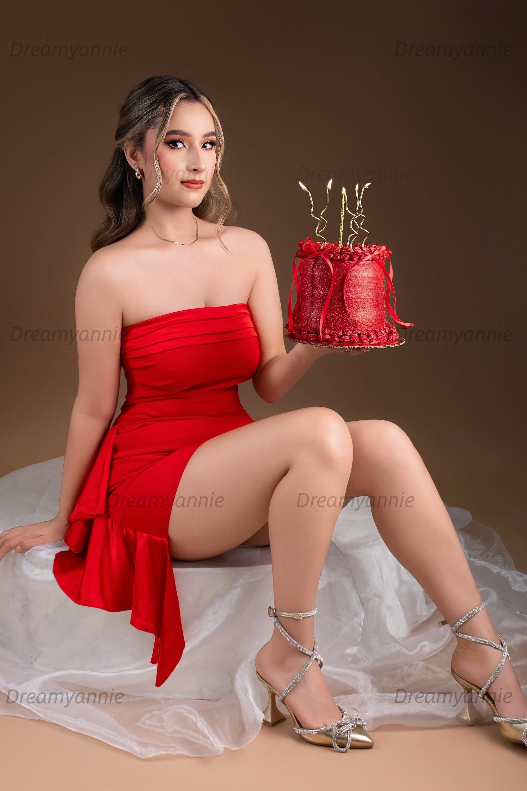 Red Strapless Bodycon Homecoming Dress with Ruffle Detail
