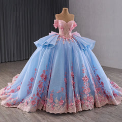 Sweet 15 16 Dress For Women Quinceanera Off Shoulder Formal Party Ball Gown Dress