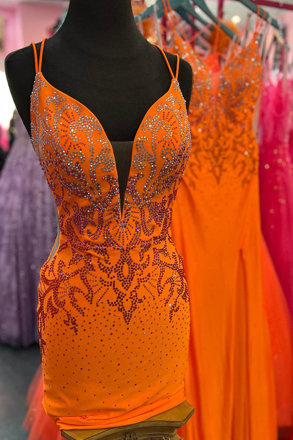 Royal Blue Homecoming Dress Lace-Up Back Sequin Tight Short Prom Dress