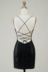 Royal Blue Homecoming Dress Sequin Beaded Tight Short Cocktail Dresses