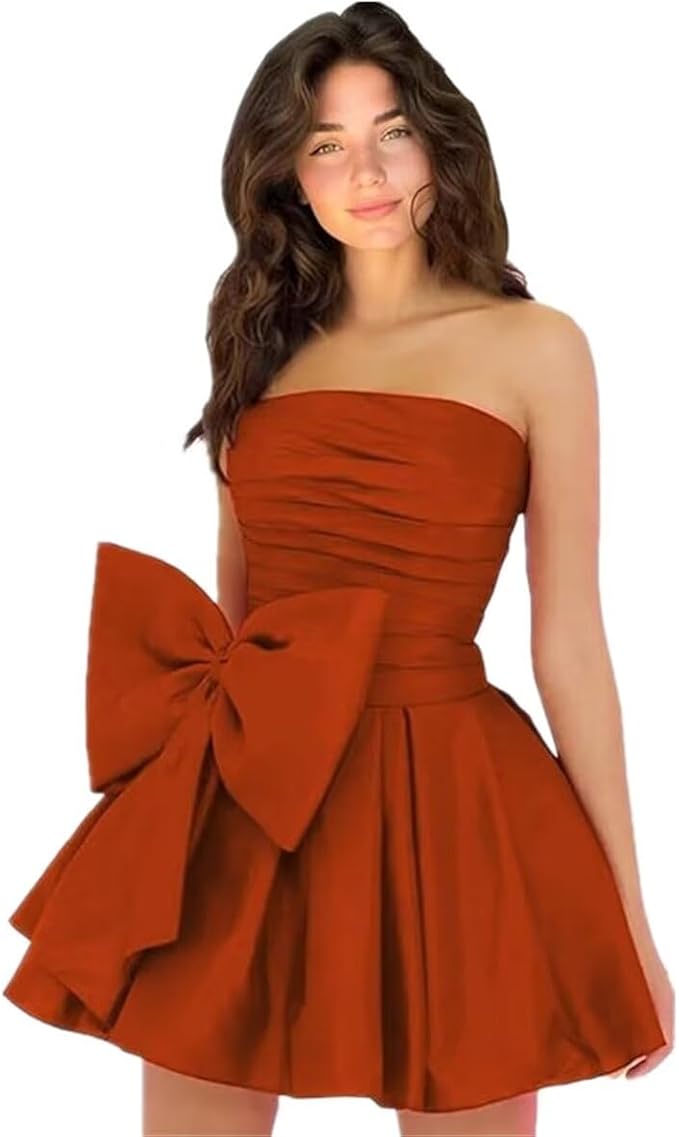 Dreamyannie Royal Blue Homecoming Dress Taffeta Strapless Short Party Dress Dreamyannie Royal Blue Homecoming Dress Taffeta Strapless Short Party Dress