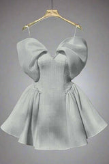 Spaghetti Straps Homecoming Dress Sleeveless Short A Line Cocktail Dress With Sequins