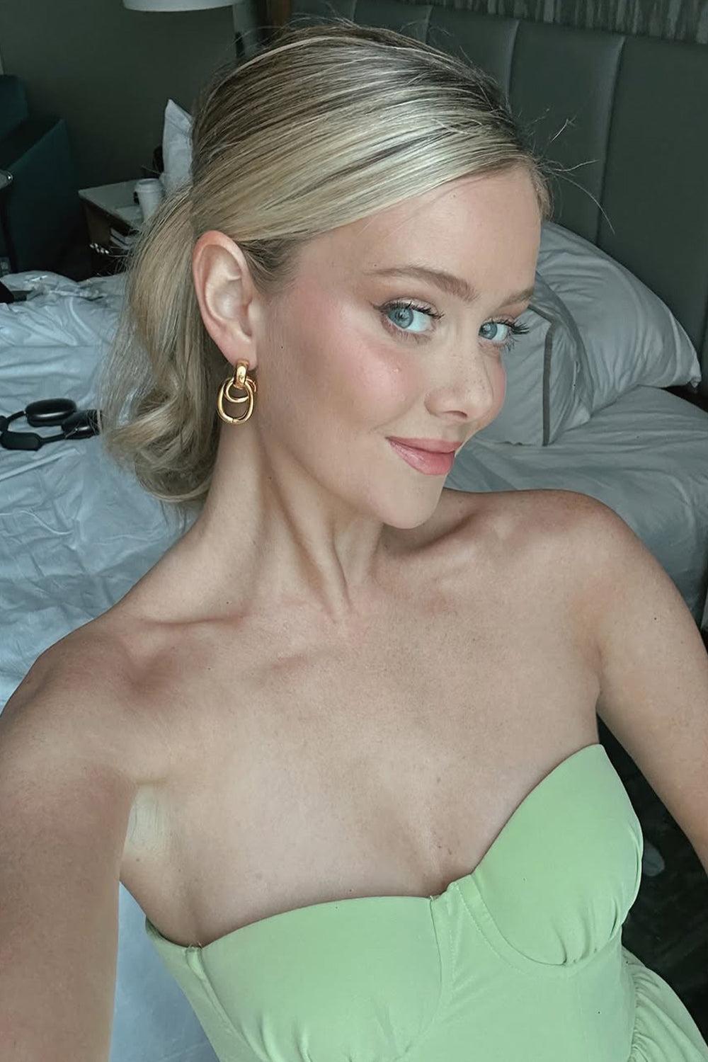 Sweetheart Light Green Layered Ruffle Evening Dress With Slit Formal Evening Gown