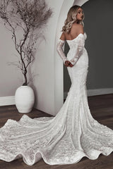 Sweetheart Wedding Dress Mermaid 3D Flowers Beach Bridal Gown with Gloves