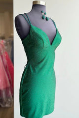 Tight Royal Blue Homecoming Dress Sequin Prom Dress