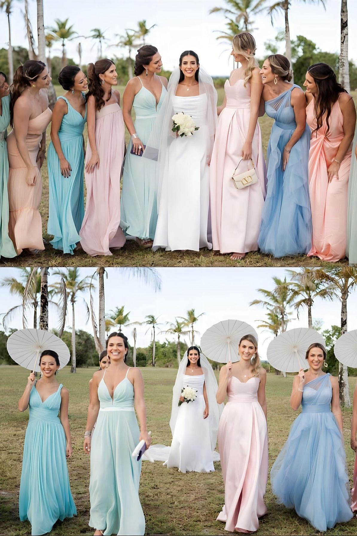 White Wedding Dress A Line Strapless Sleeveless Floor Length Satin Bridal Gown With Ruffles