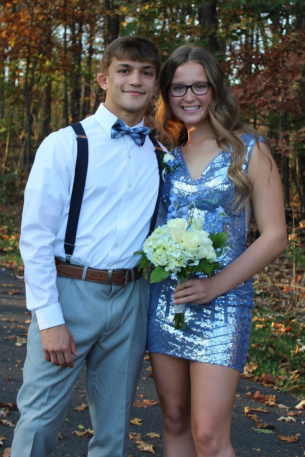 Orange Sequins V-Neck Tight Homecoming Dress