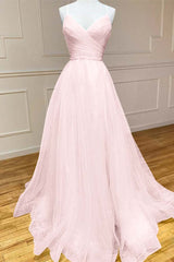 Yellow A Line Prom Dress Sleeveless Halter Neck Formal Dress