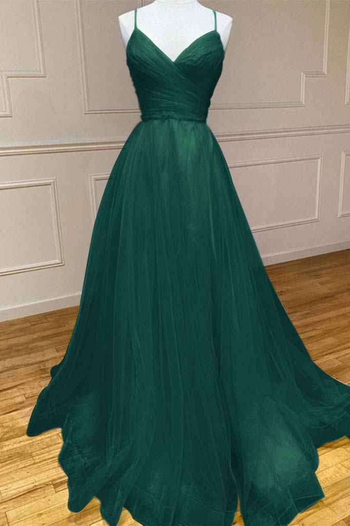 Yellow A Line Prom Dress Sleeveless Halter Neck Formal Dress