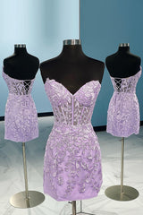 Yellow Homecoming Dress Tight Short Prom Dress with Appliques