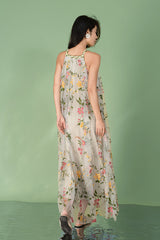 Floral Sleeveless Maxi Summer Holiday Dress